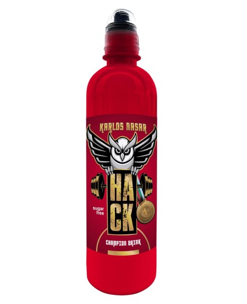 ХАК напитка шампон Карлос Насар, лимон и гуарана 500мл HACK drink by Karlos Nasar Champion, lemon and guarana 500ml